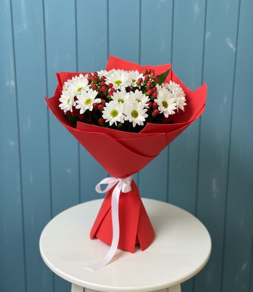 Букет цветов из: Хризантемы в Темрюке