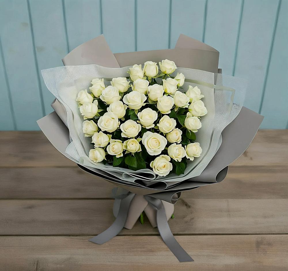 Букет Белоснежная нежность в Темрюке