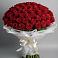 Букет 101 Красная роза Блэк Мэджик в Темрюке