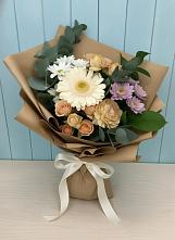 Букет цветов из:  Герберы и Хризантемы #REPLACE_PRED# Темрюке