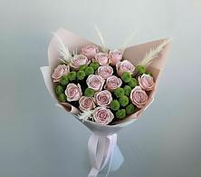 Букет цветов из:  Розы и Хризантемы в Темрюке
