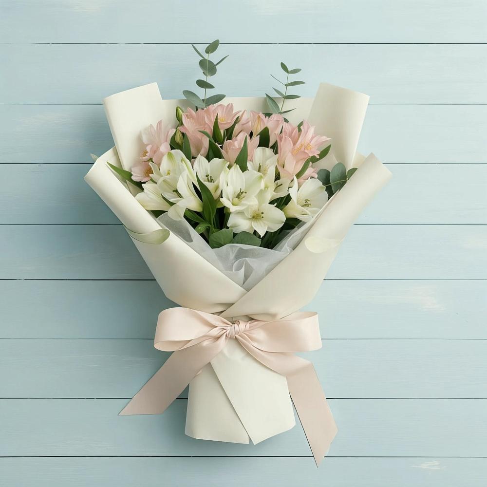 Букет цветов из: Альстромерии в Темрюке