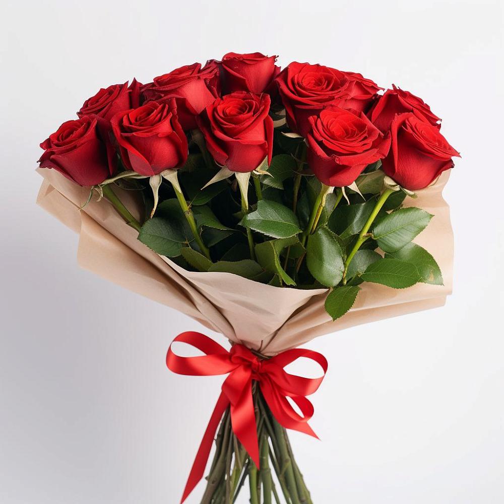 Букет 11 Красных роз Эдлесс Лав в Темрюке